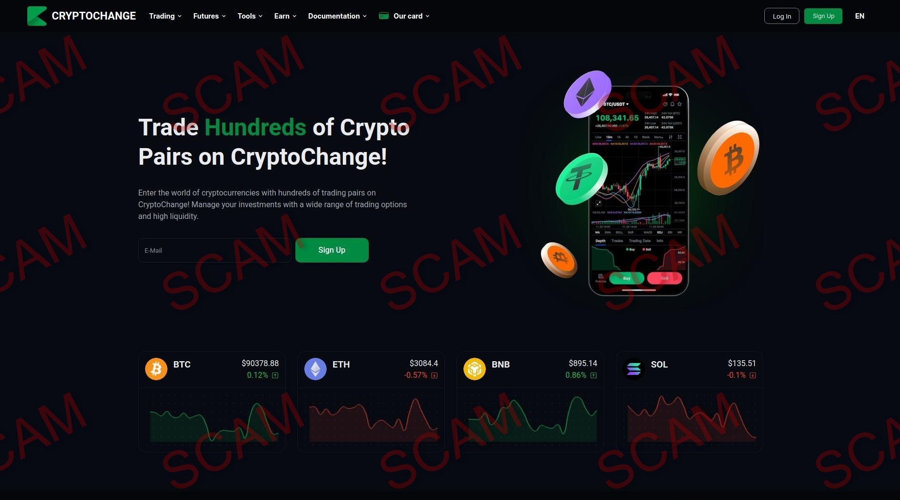 chronictoken.io - scam